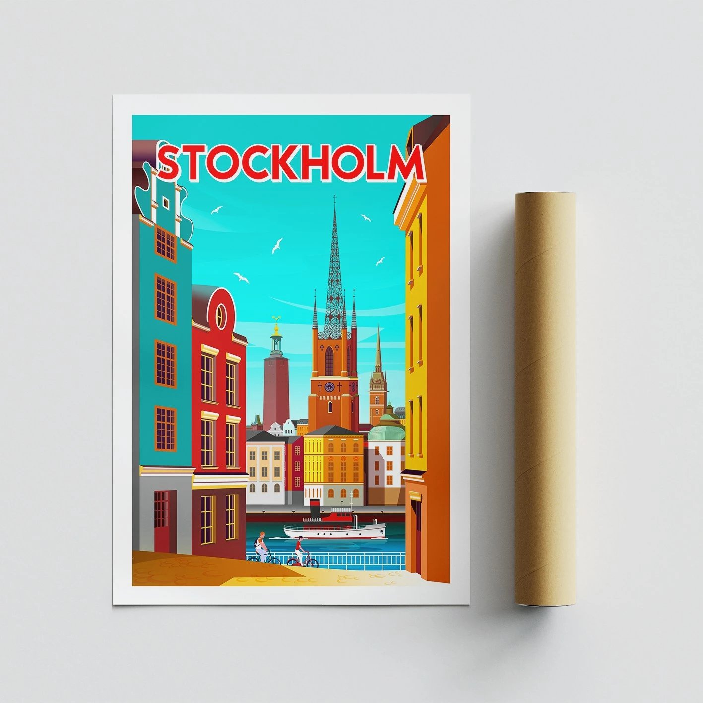 Poster A3 Wallity, Stockholm - 2014