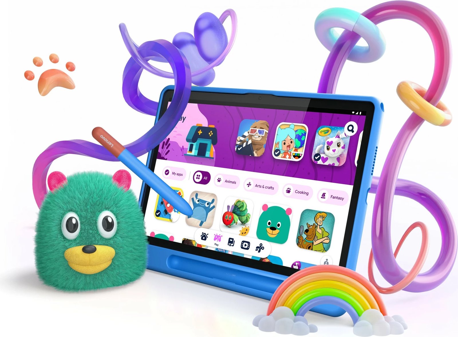 Tablet Lenovo Tab 2025 64GB me mbështjellës edhe stylus, e zezë Tablet Lenovo Tab 2025 64GB me mbështjellës edhe stylus, e zezë