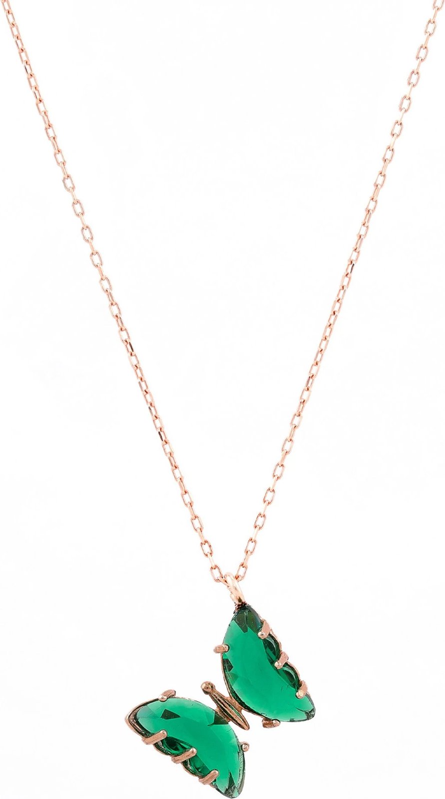 Varëse argjendi Jumeon, ngjyrë ari rozë dhe e gjelbër, 10932YSL