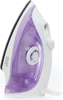 Hekur, Adler AD5019, 1600 W, taban non-stick, depo ujit 100 ml, avull 10 g/min, spërkatje 0.5 g/shot, priza E/F, vjollcë