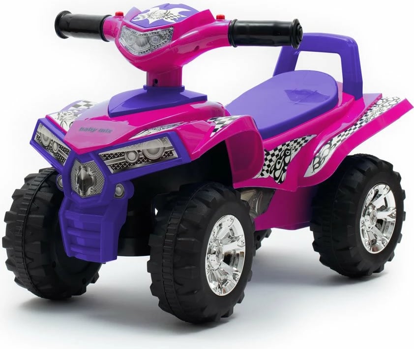 quad lodër, Baby Mix, me melodi, borinë e drita, hapësirë nën ulëse, 12-36 muaj, deri 27 kg, rozë