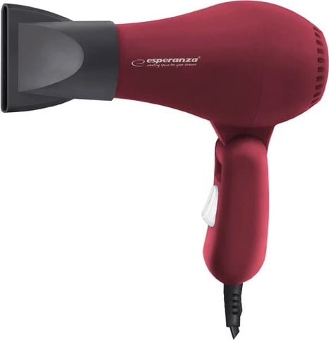 Tharëse flokësh Esperanza EBH003R, 750W, e kuqe, dorezë e palosshme
