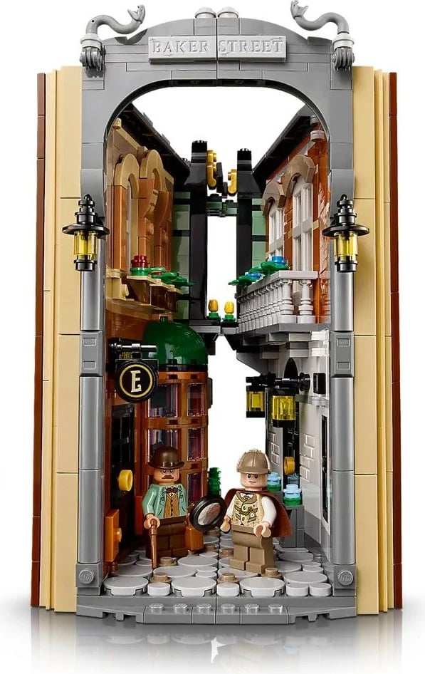 Set LEGO Sherlock Holmes Book nook, ICONS 10351, 5 minifigura