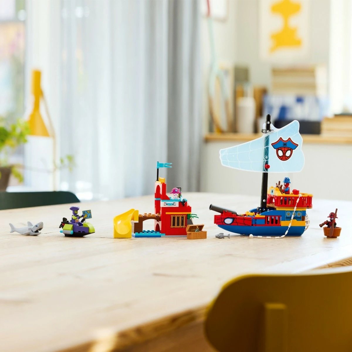 Set blloqe LEGO Marvel, 11208 Team Spidey Pirate Ship, 201 pjesë, 4+