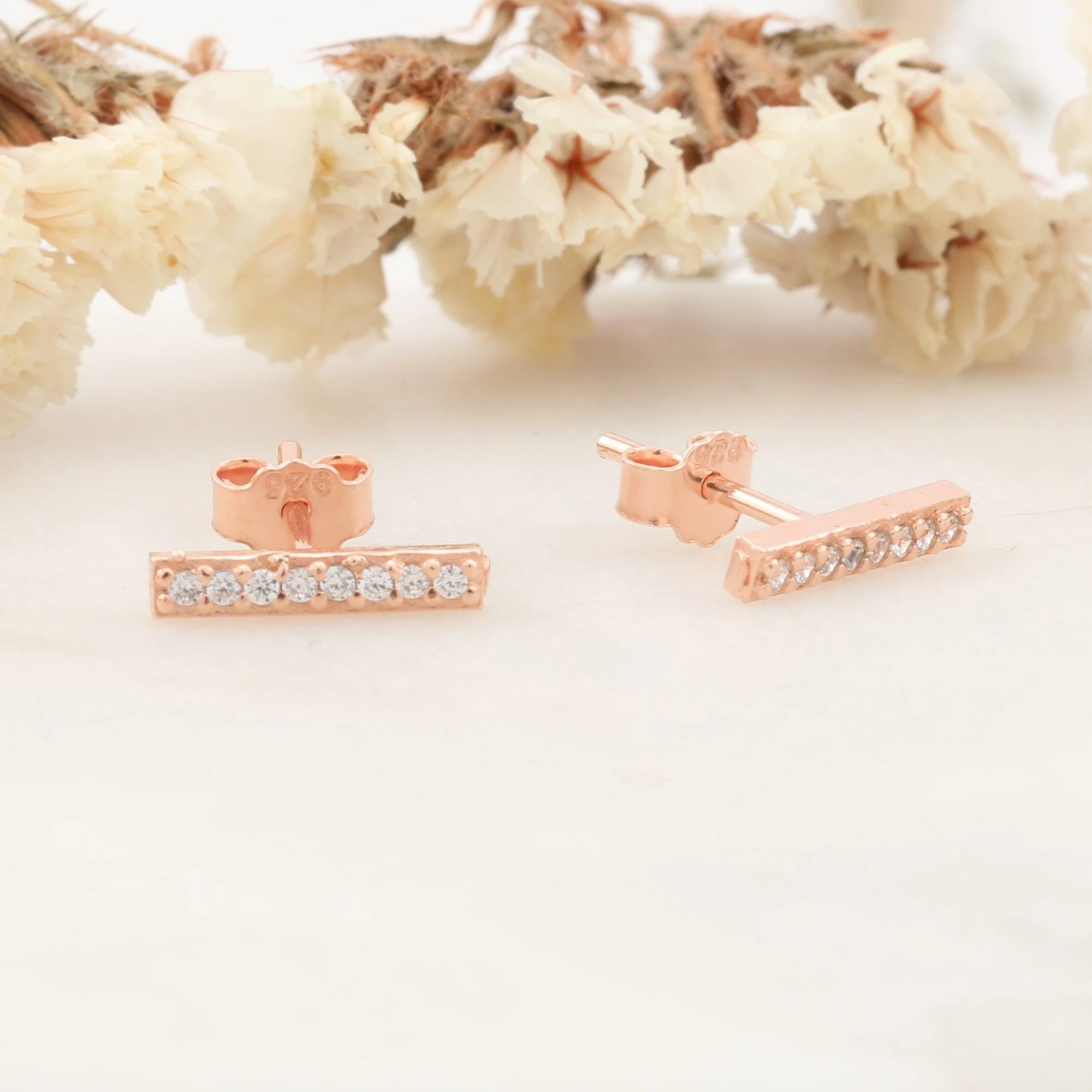 Vathë argjendi ngjyrë rozë gold Jumeon, 9733ROS