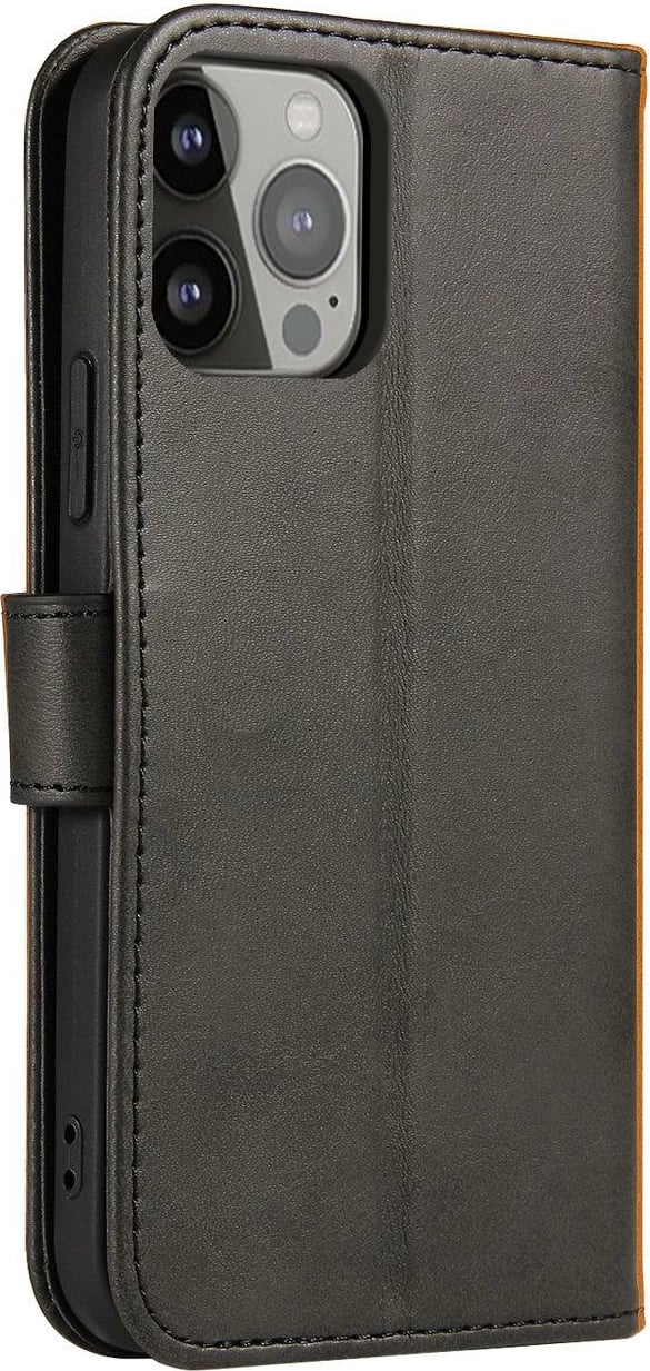 Mbështjellës Hurtel Magnet Case për TCL 20 5G, me portofol dhe mbajtëse, e zezë