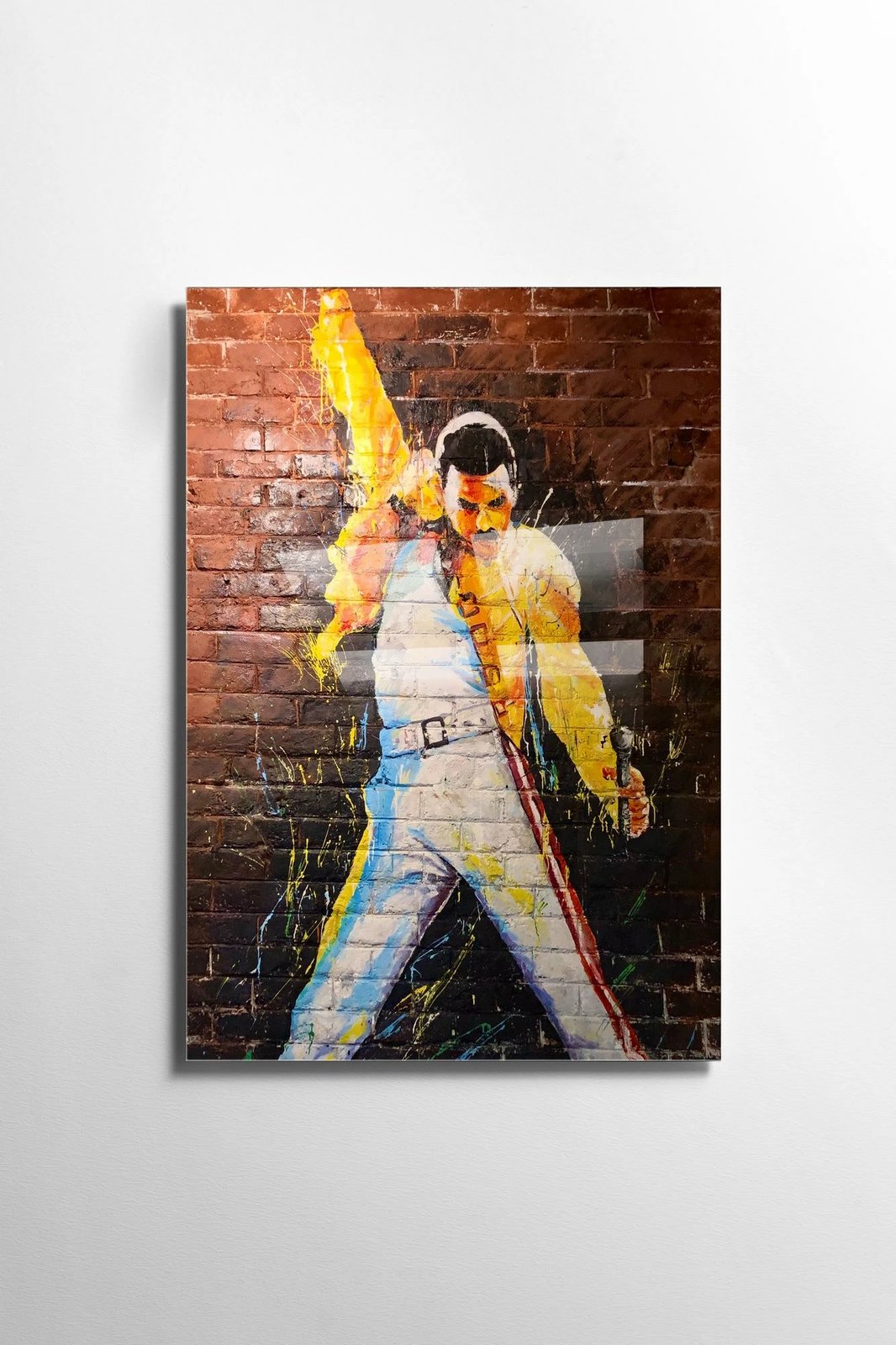 Pikturë dekorative prej xhami të temperuar, shumëngjyrëshe, UV-566, 30x45cm