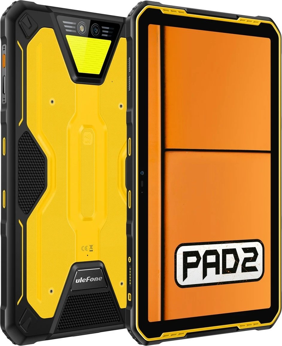 Tablet Ulefone Armor Pad 2, 11", 8/256GB, 4G, Zi/Verdhë