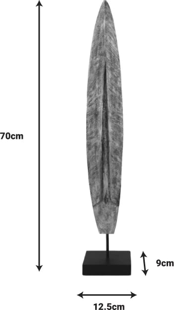 Dekor tavoline Thalon Inart dru mango-hekur 12.5x9x70cm Dekor tavoline Thalon Inart dru mango-hekur 12.5x9x70cm