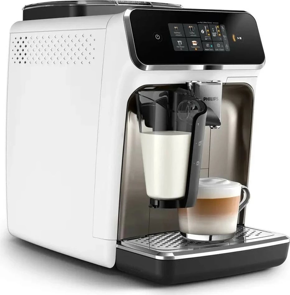 Aparat kafeje Philips 2300 EP2333/40 LatteGo, i bardhë