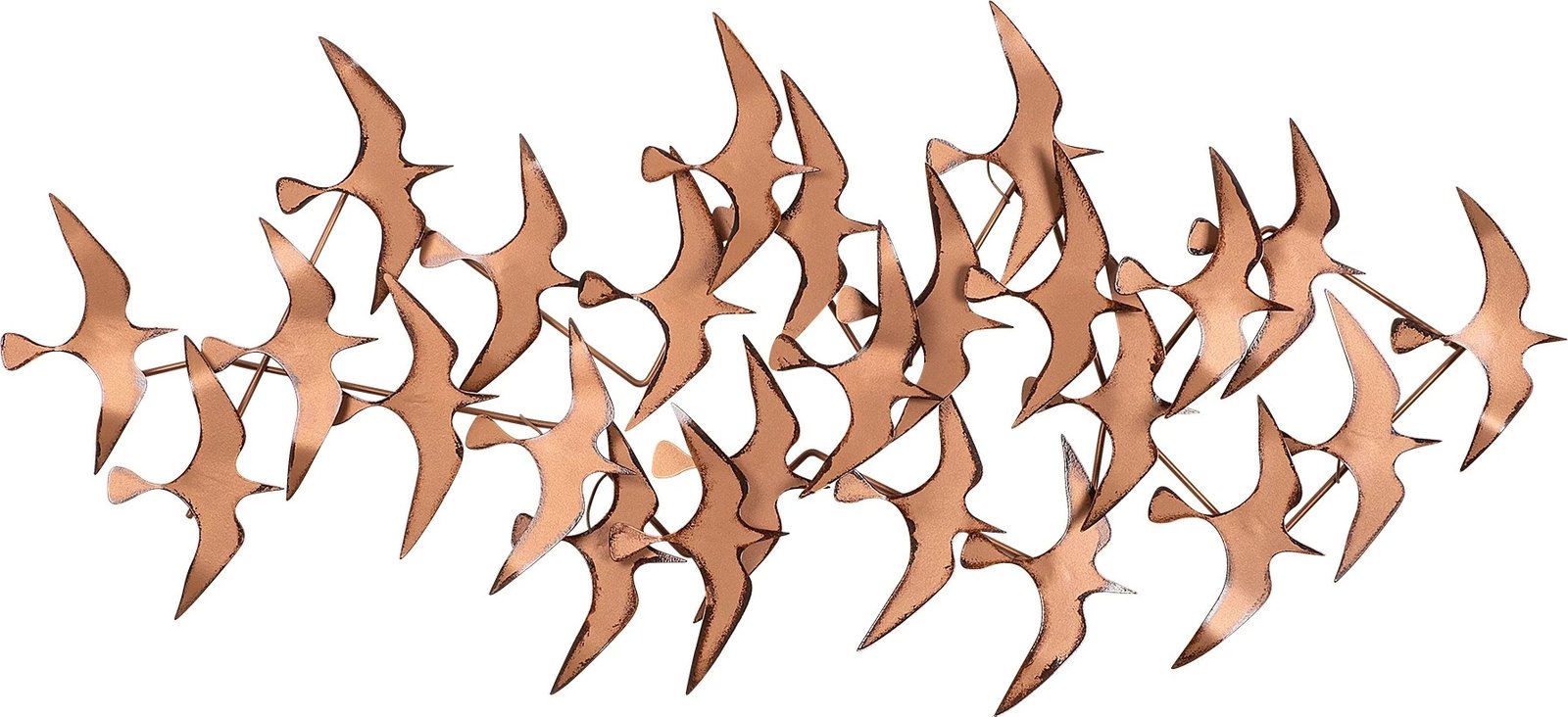 Aksesor dekorativ metalik për mur, Wallity, Martılar