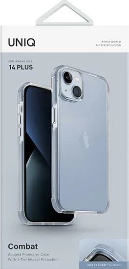 Mbështjellës UNIQ Combat për iPhone 14 Plus, Blu