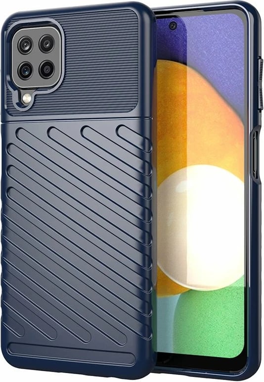 Mbështjellës Hurtel Thunder Case për Samsung Galaxy A22 4G, TPU, Kaltër