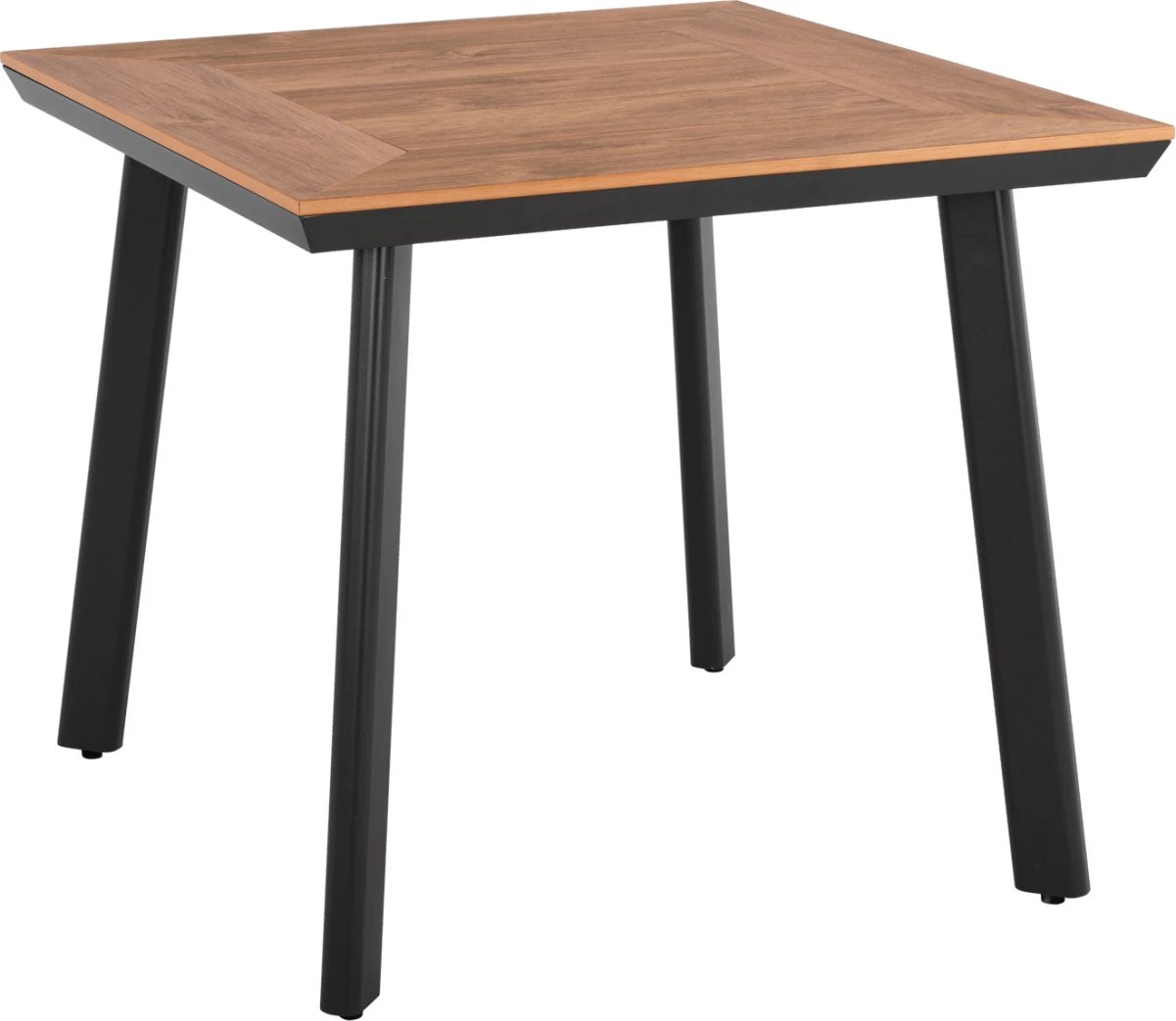 Tavolinë alumini me sipërfaqe tavoline polivudi FH5563.02 gri 80x80x72