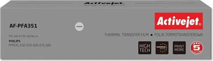 Film fax për zëvendësim Activejet AF-PFA351, për Philips Magic 5 dhe Supreme