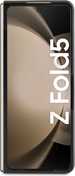 Mbështjellës BMW Leather Hot Stamp për Samsung Galaxy Z Fold 5, i zi