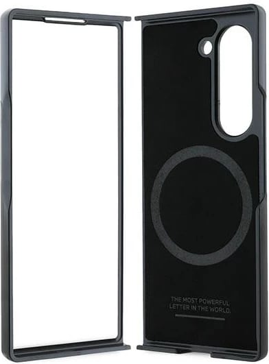 Mbështjellës BMW Magsafe Carbon për Samsung Galaxy Z Fold 6, i zi