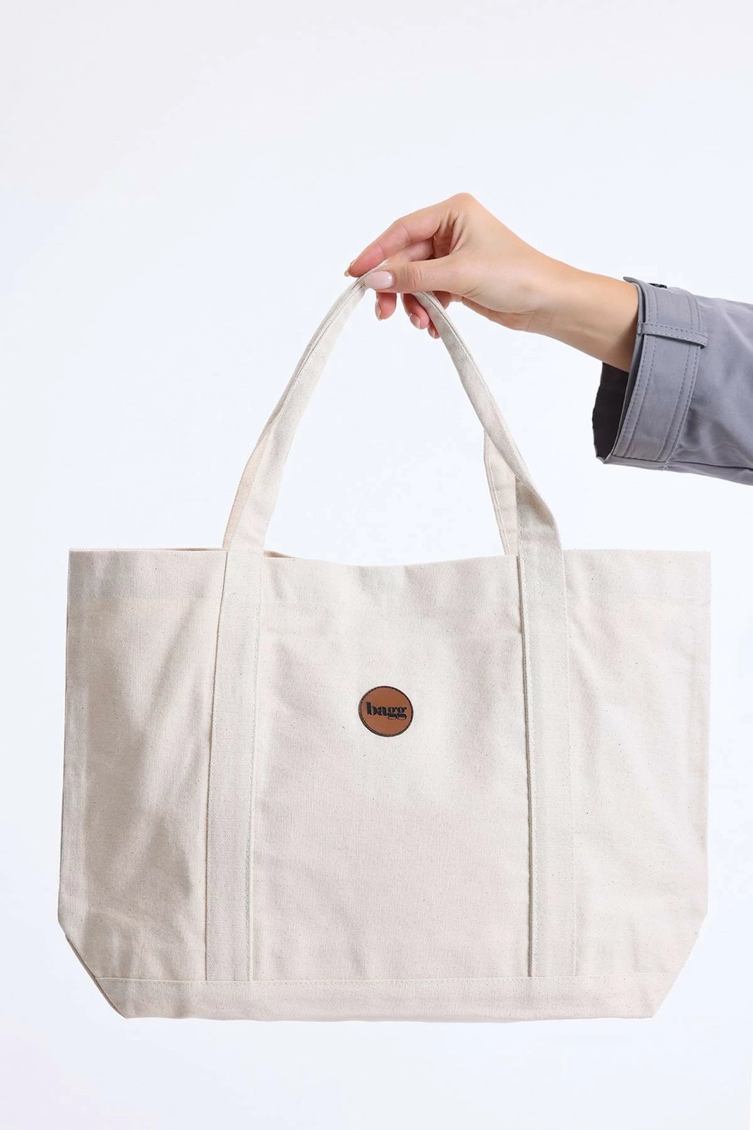 Çantë tote krem Zoozie Bags, 2142