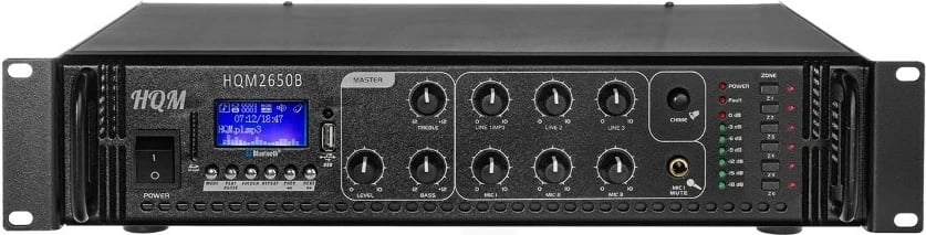 Radio amplifikator HQM HQM2650B, 650W, FM/MP3/Bluetooth