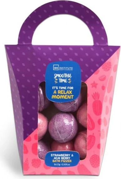 Bomba për banjë IDC Institute Bath Fizzer set 8 copë