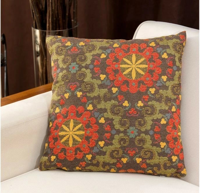 Jastëk dekorativ Aberto Design, Lipo, ngjyrë kafe