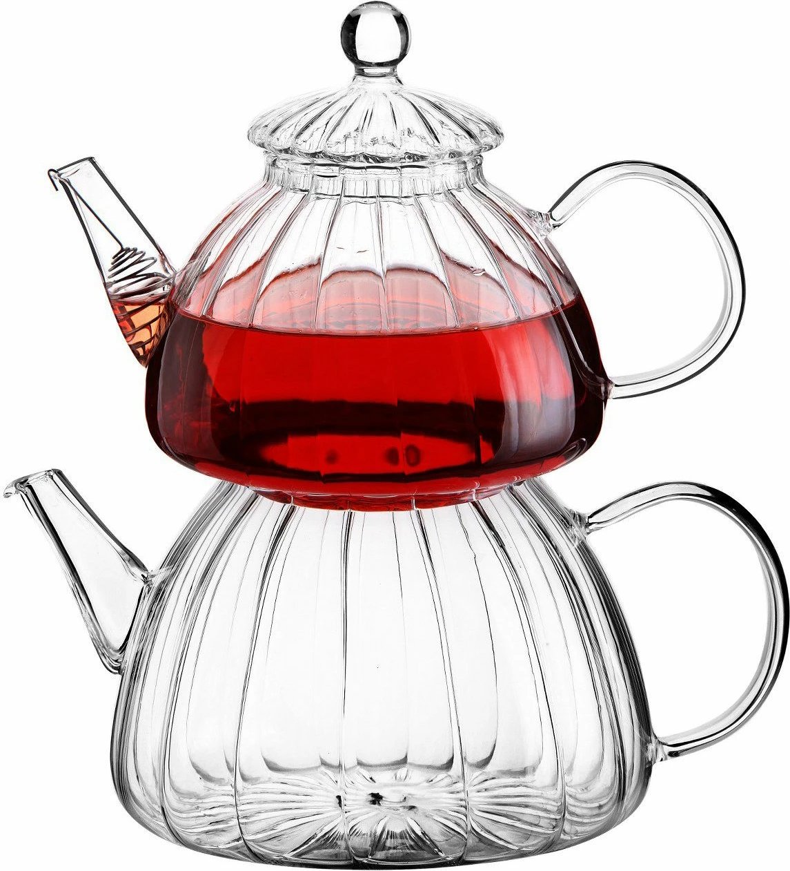 Çajnik Hermia Concept, BLS-MLN-10233-CYD03-Y, qelq borosilikat, shumëngjyrësh