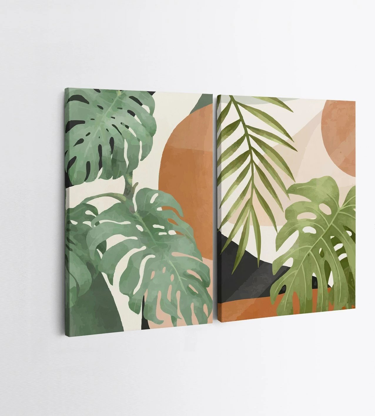 Pikturë dekorative në kanavacë (2 copë), Wallity, 2KNV4299, 50x70cm