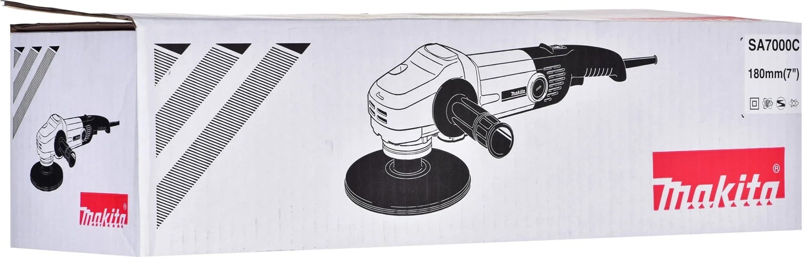 Makita SA7000C, 4000 RPM, 1600 W, Portativ, Zi, Cian, Argjendtë