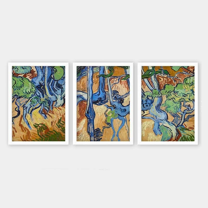 Pikturë dekorative me kornizë (3 copë), Wallity, 3BC_UN3868449_3545