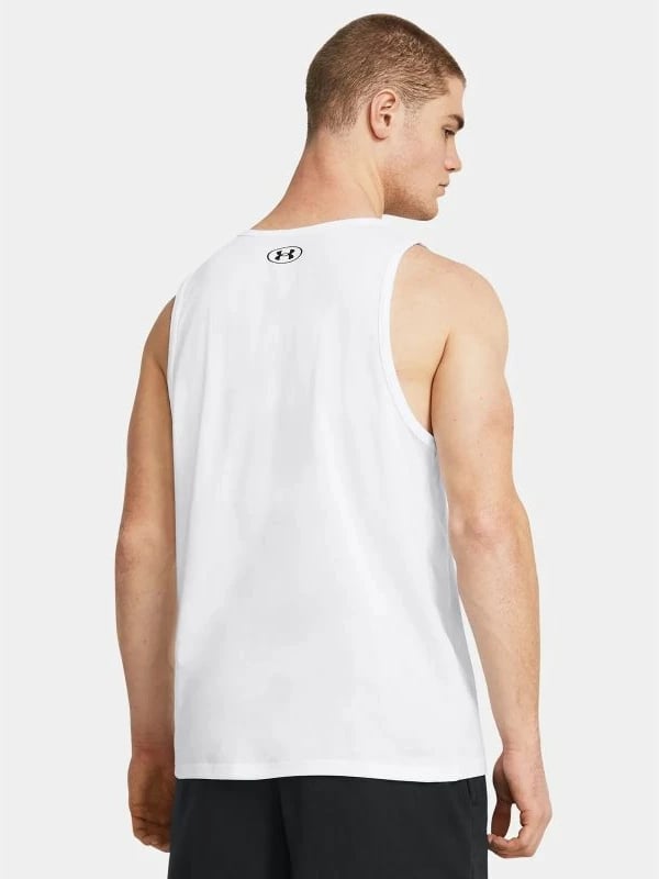 Maicë pa mëngë për meshkuj Under Armour, e bardhë
