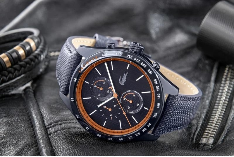 Orë dore për meshkuj Lacoste, navy blue