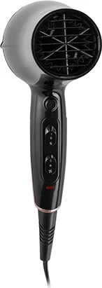 Tharëse flokësh, Adler MS 2249, 2000W, 2 shpejtësi, 3 temperatura, cool shot, me koncentrator, e zezë