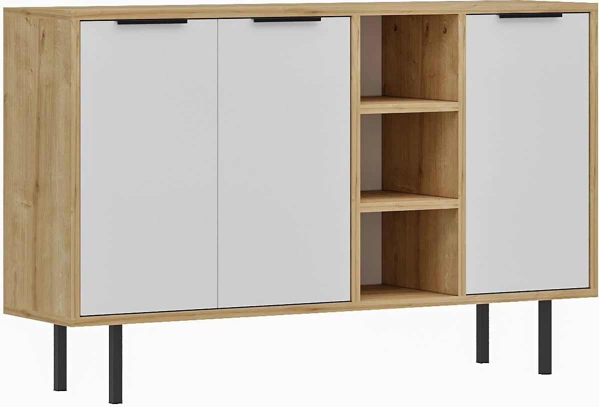 Konsolë Skye Decor, Viyana - lis safir, e bardhë