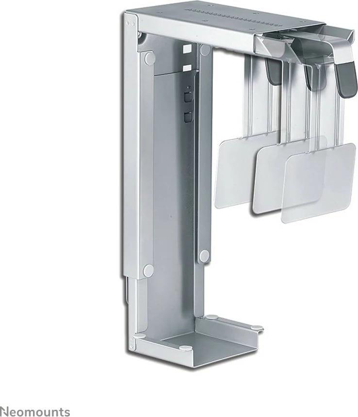 Mbajtëse CPU Neomounts Newstar CPU-D100SILVER, montim në tavolinë, çelik, argjend