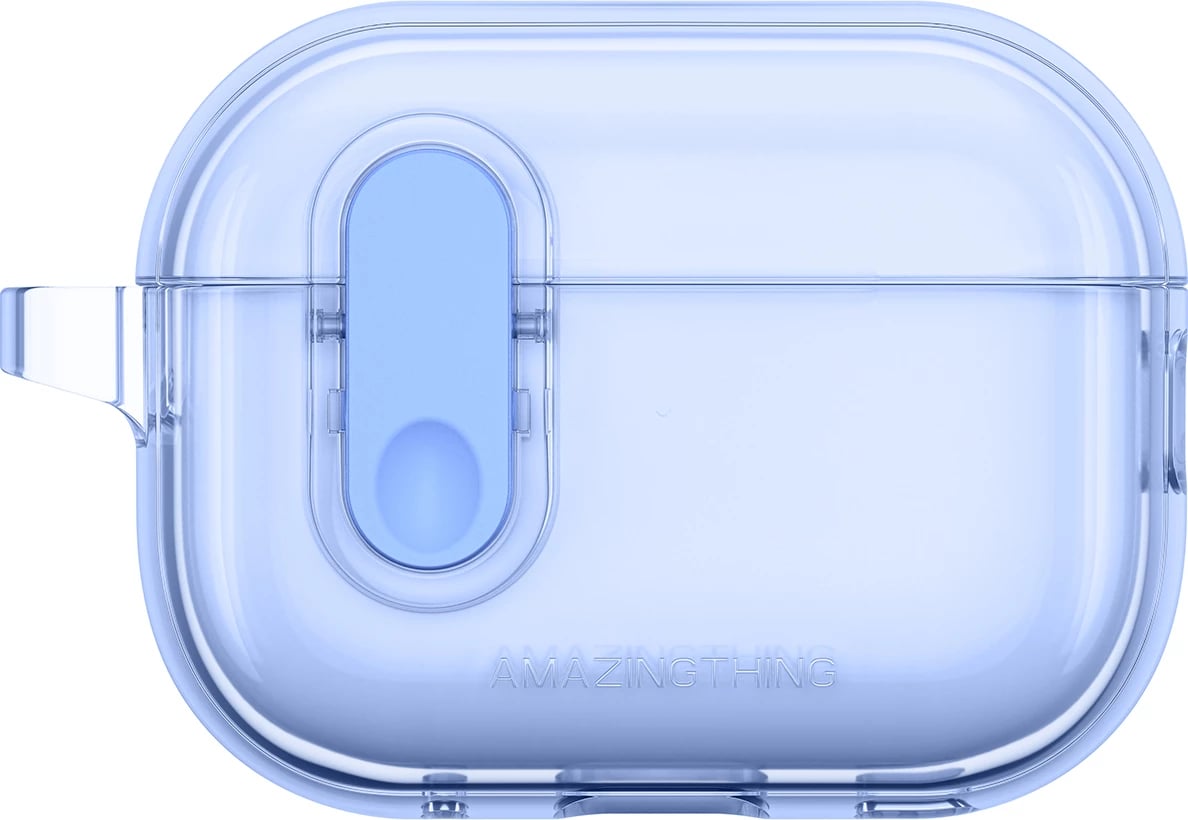Mbështjellës AmazingThing Minimal për AirPods Pro 2, silikon, Blu deti
