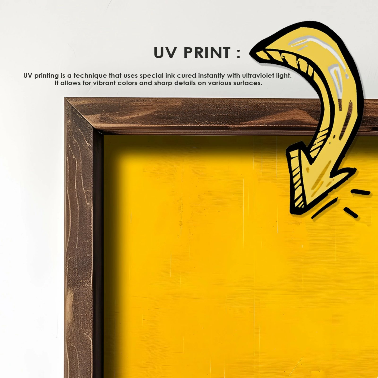 Pikturë dekorative me kornizë MDF, Wallity, GE203-L