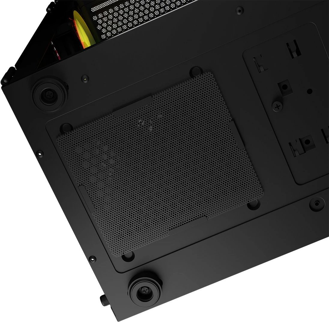 Kasë, Logic Concept, Portos ARGB Midi (AT-PORTOS-10-0000000-0002), ATX/Micro ATX, 4x 120 mm ARGB, panel anësor xham i temperuar, USB 3.0, e zezë