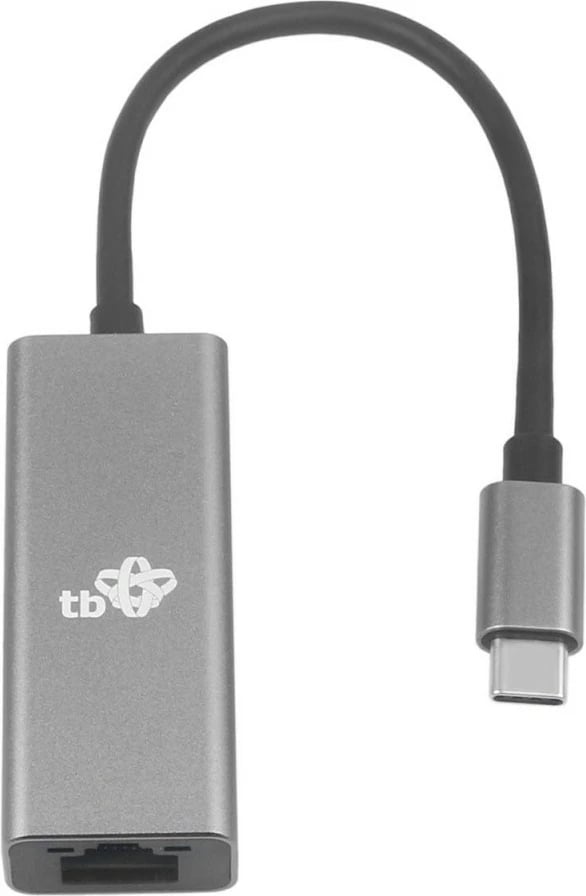 Adapter USB C në RJ45 TB AKTBXKAUCMRJ45G, Gri