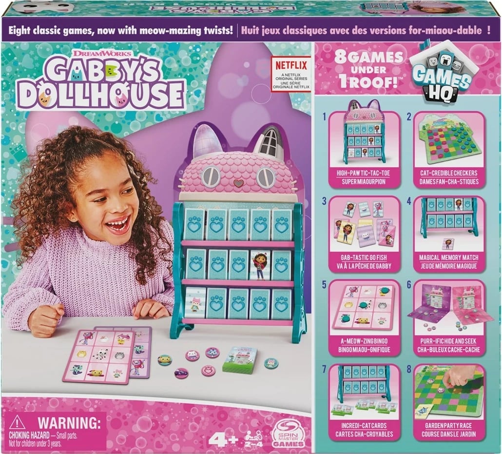 Lojë tavoline SPIN MASTER Gabby’s Dollhouse për fëmijë, shumëngjyrëshe