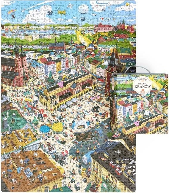Puzzle CzuCzu Puzzlove City Kraków 1000 pjesë