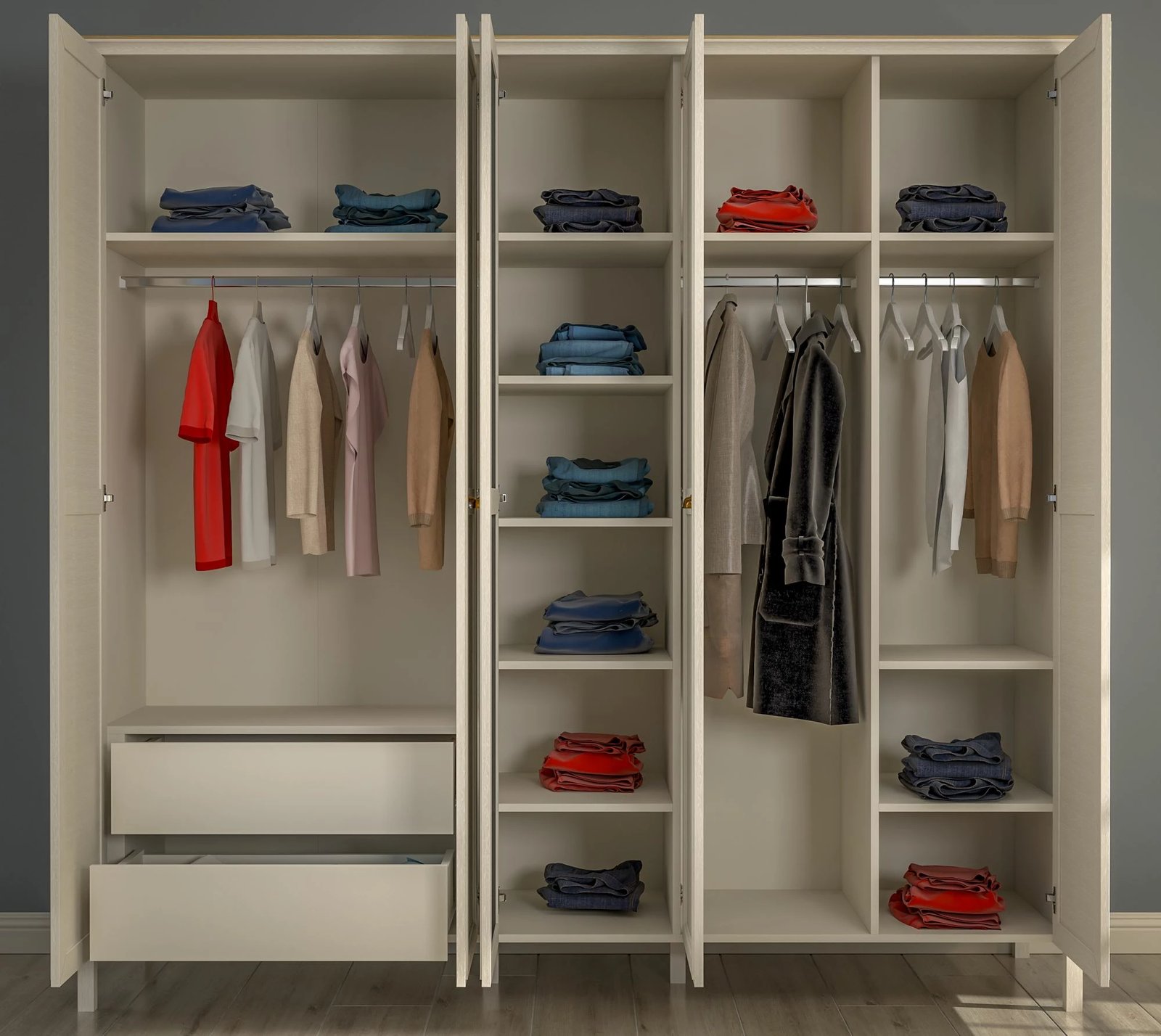 Dollap krem Skye Decor, FRN-21005