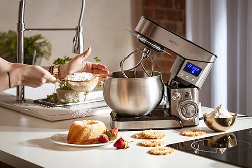 Mikser planetar me LCD, Camry, CR 4223, 5 L, 2000 W, argjendtë