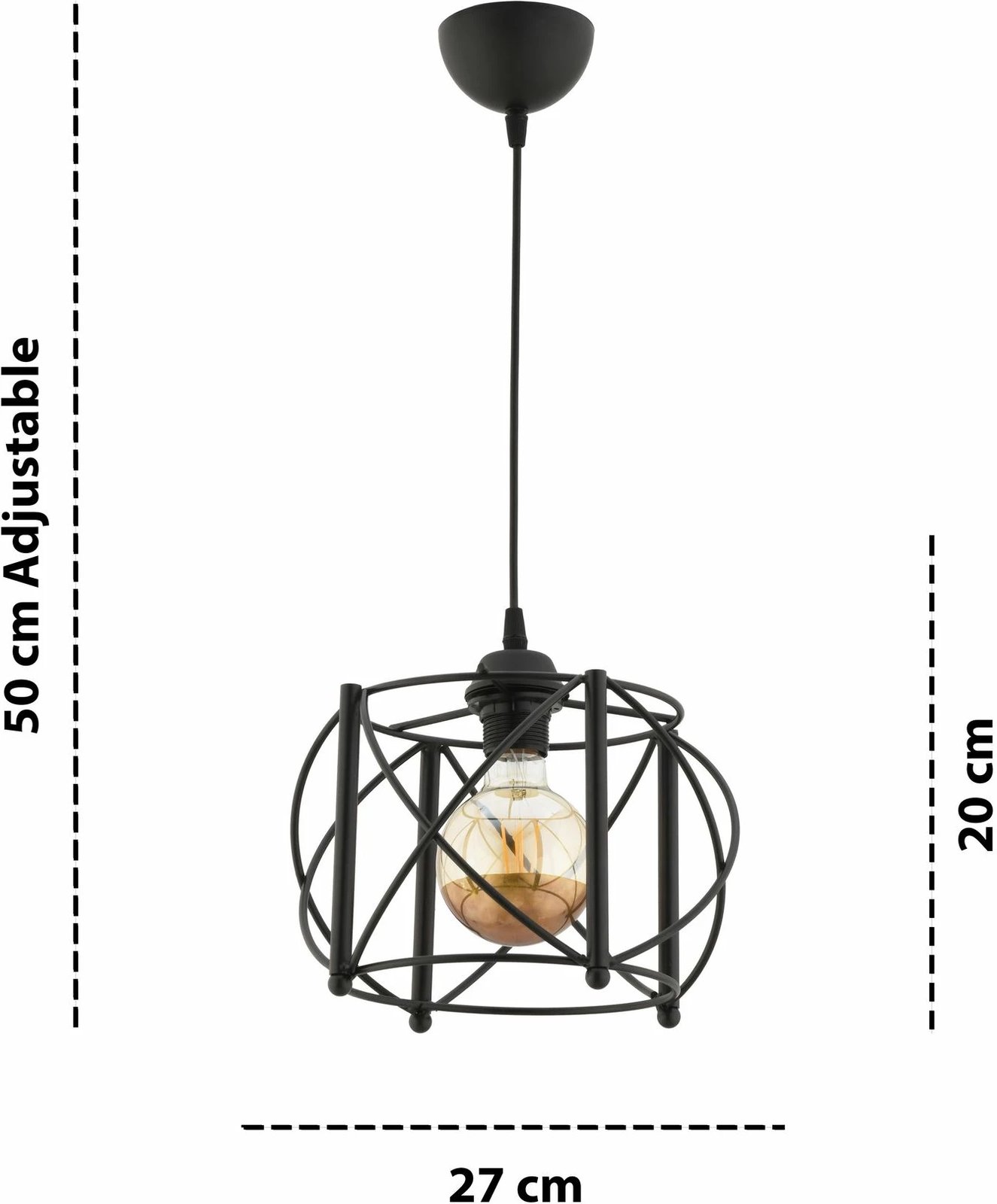 Llambë tavani Opviq, Strazci, ngjyrë e zezë