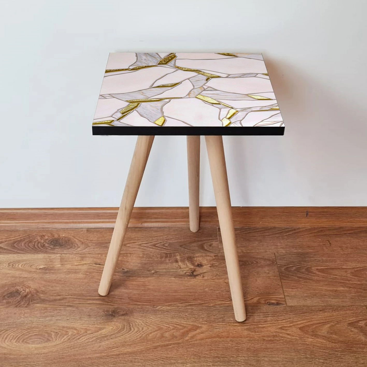 Tavolinë anësore Skye Decor, Shp107, e bardhë