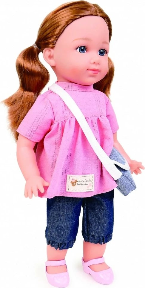 Kukull funksionale, Natalia (Artyk), 185656, 36 cm, me zë dhe këngë, me tunikë, rozë