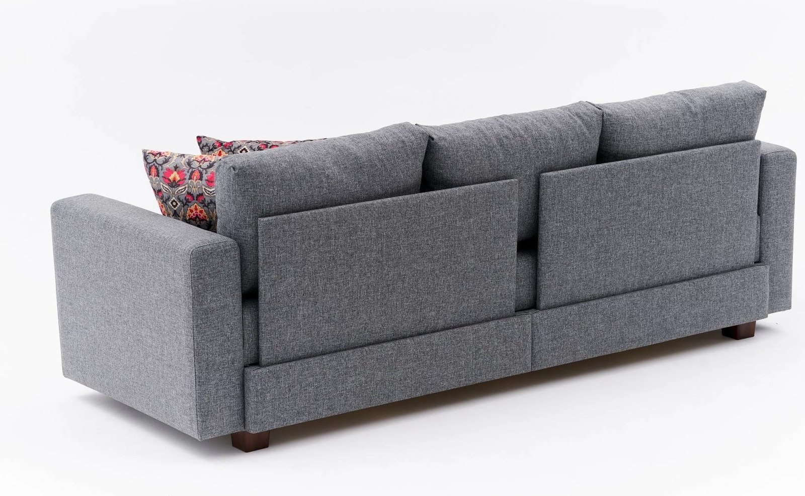 Krevat-divan treshe Atelier del Sofa, Aly, ngjyrë gri