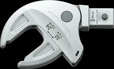 Çelës Wera 7880 Joker XXL, Einsteck-Maulschlüssel, 24-32mm, krom