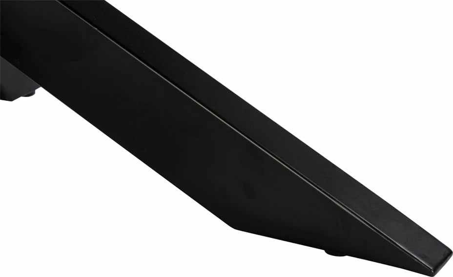 Tavolinë kafeje Skorpio, dru arre, këmbë metalike të zeza, 120x60x45cm