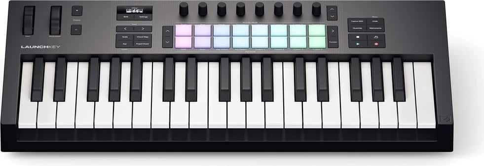 MIDI tastierë novation Launchkey 37 MK4, 37 taste, e bardhë
