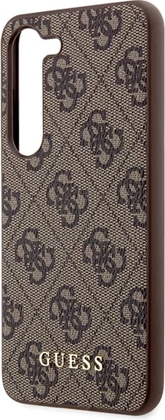 Mbështjellës Guess 4G Metal Gold Logo për Samsung Galaxy S24+, kafe Mbështjellës Guess 4G Metal Gold Logo për Samsung Galaxy S24+, kafe